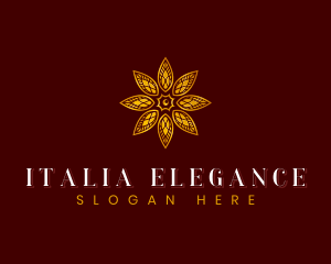 Elegant Leaf Spa logo design