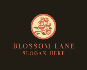 Bouquet - Rose Flower Bouquet logo design