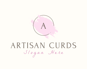 Feminine Aesthetic Watercolor logo design