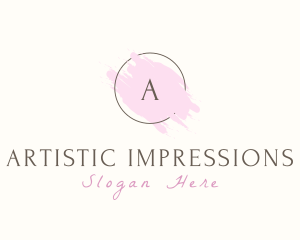 Feminine Aesthetic Watercolor logo design