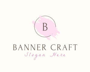 Feminine Aesthetic Watercolor logo design