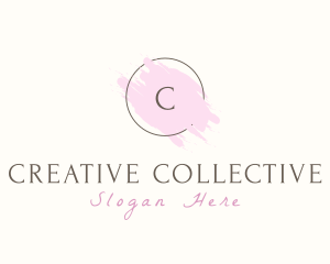 Feminine Aesthetic Watercolor logo design