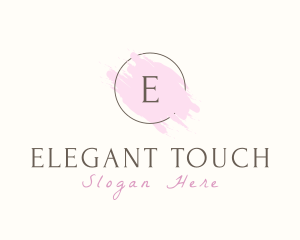 Feminine Aesthetic Watercolor logo design