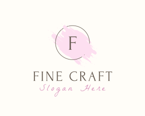 Feminine Aesthetic Watercolor logo design