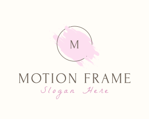 Feminine Aesthetic Watercolor logo design