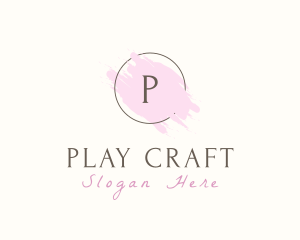 Feminine Aesthetic Watercolor logo design