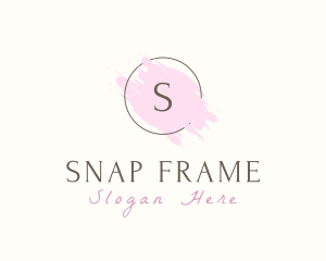 Feminine Aesthetic Watercolor logo design