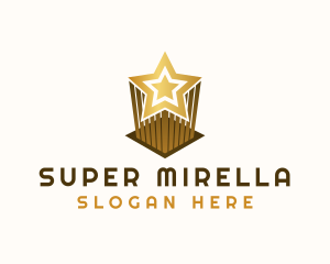 Gold - Luxury Star Award logo design