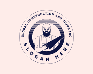 Woodworker Hand Saw Logo
