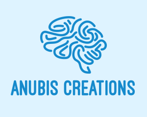 Blue Brain Mind logo design