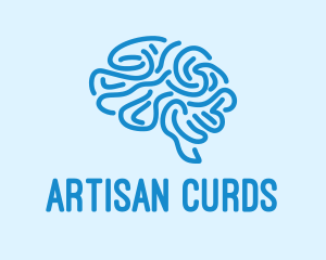 Blue Brain Mind logo design