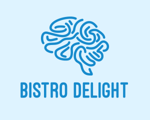 Blue Brain Mind logo design