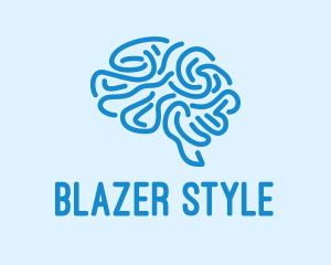 Blue Brain Mind logo design