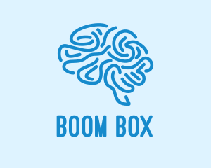 Blue Brain Mind logo design