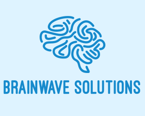 Neuroscience - Blue Brain Mind logo design