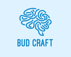 Blue Brain Mind logo design