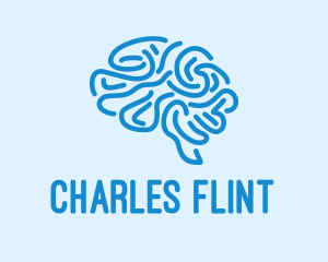 Blue Brain Mind logo design