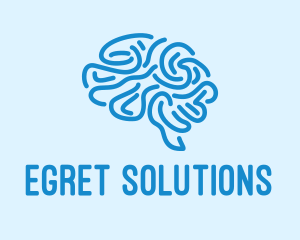 Blue Brain Mind logo design