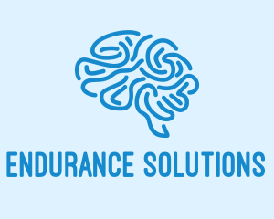 Blue Brain Mind logo design