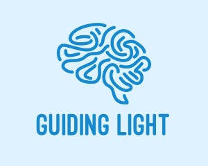 Blue Brain Mind logo design