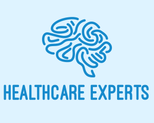 Blue Brain Mind logo design