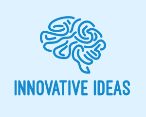 Blue Brain Mind logo design