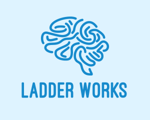 Blue Brain Mind logo design