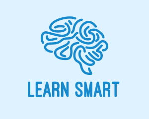 Studying - Blue Brain Mind logo design