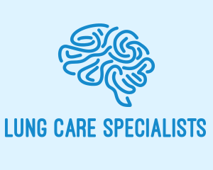 Blue Brain Mind logo design