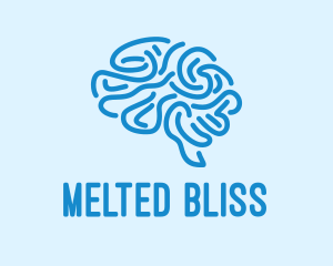 Blue Brain Mind logo design