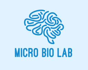 Blue Brain Mind logo design