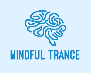 Blue Brain Mind logo design