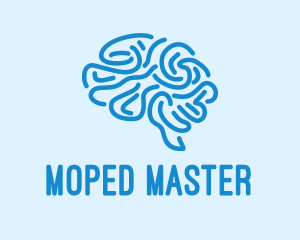 Blue Brain Mind logo design