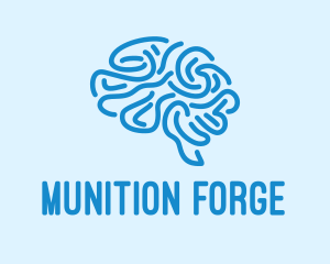 Blue Brain Mind logo design