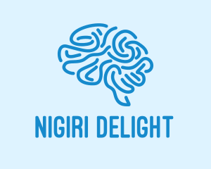 Blue Brain Mind logo design