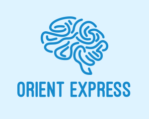 Blue Brain Mind logo design