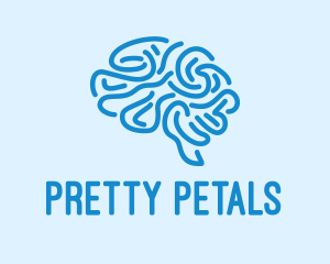 Blue Brain Mind logo design