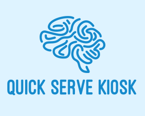 Blue Brain Mind logo design