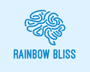 Blue Brain Mind logo design