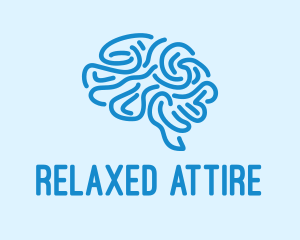 Blue Brain Mind logo design