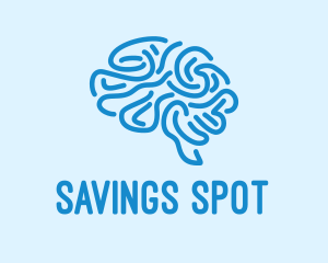 Blue Brain Mind logo design