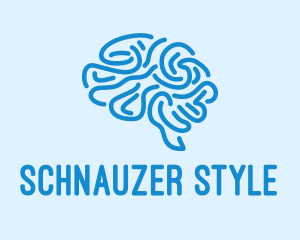 Blue Brain Mind logo design