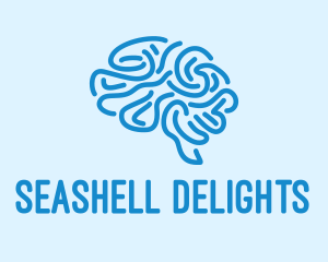 Blue Brain Mind logo design