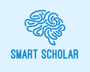 Student - Blue Brain Mind logo design