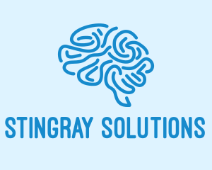 Blue Brain Mind logo design