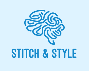 Blue Brain Mind logo design