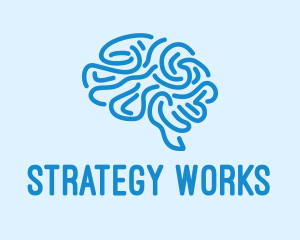 Blue Brain Mind logo design