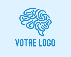 Mentoring - Blue Brain Mind logo design