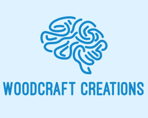 Blue Brain Mind logo design