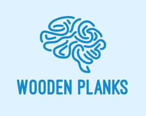 Blue Brain Mind logo design